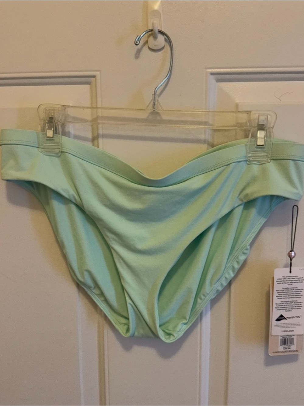 Women's Off-Shoulder One-Piece Swimsuit in Brook Green